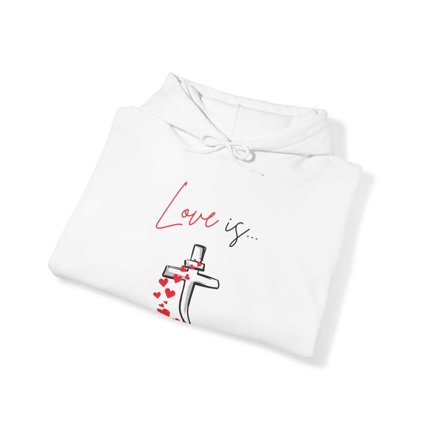 Unisex Heavy Blend™ Hooded Sweatshirt - "Love Is"