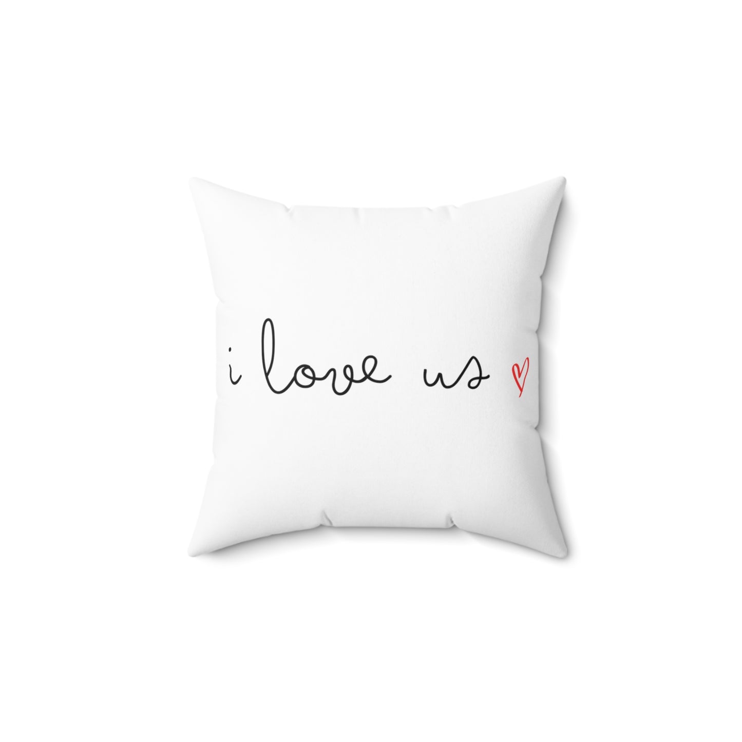 Spun Polyester Square Pillow - Autistic Love