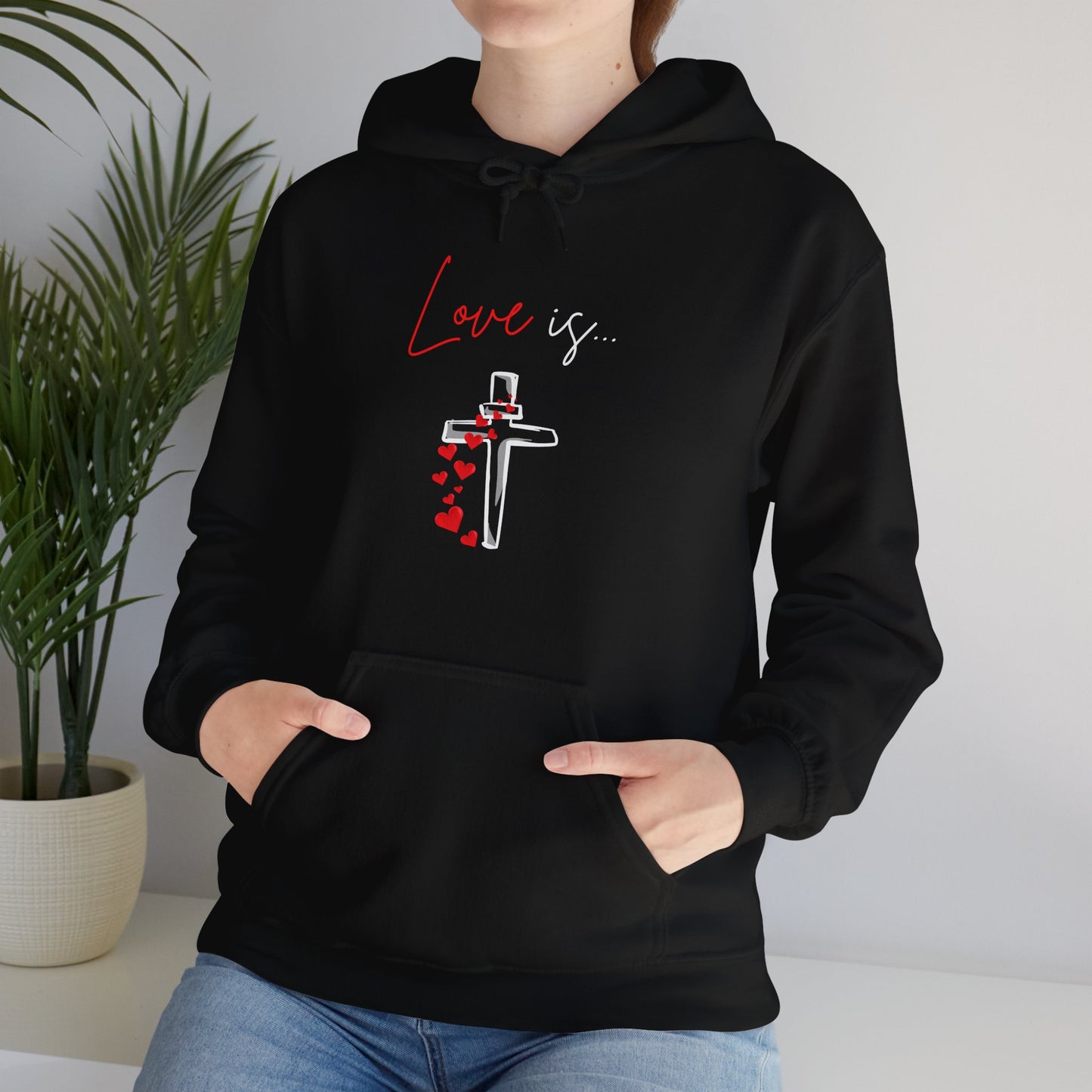 Unisex Heavy Blend™ Hooded Sweatshirt - "Love Is"