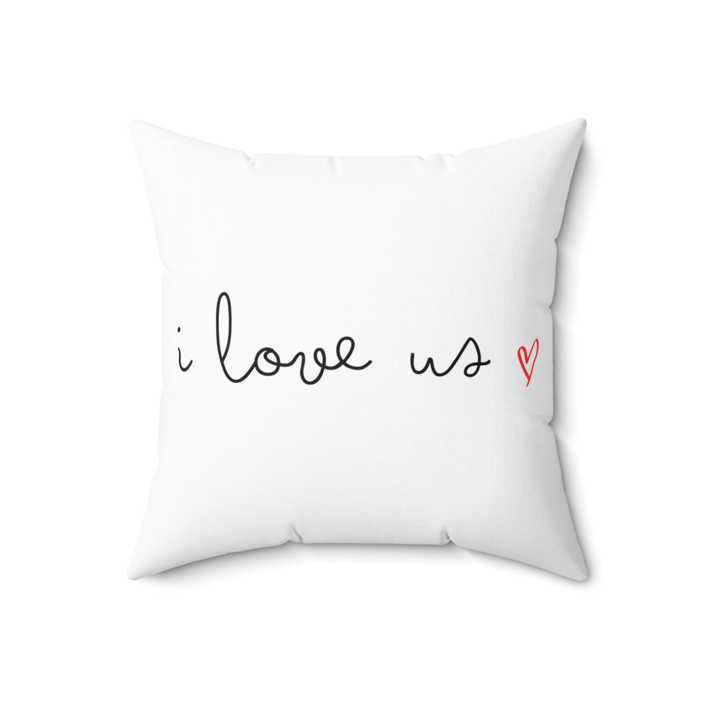 Spun Polyester Square Pillow - Autistic Love