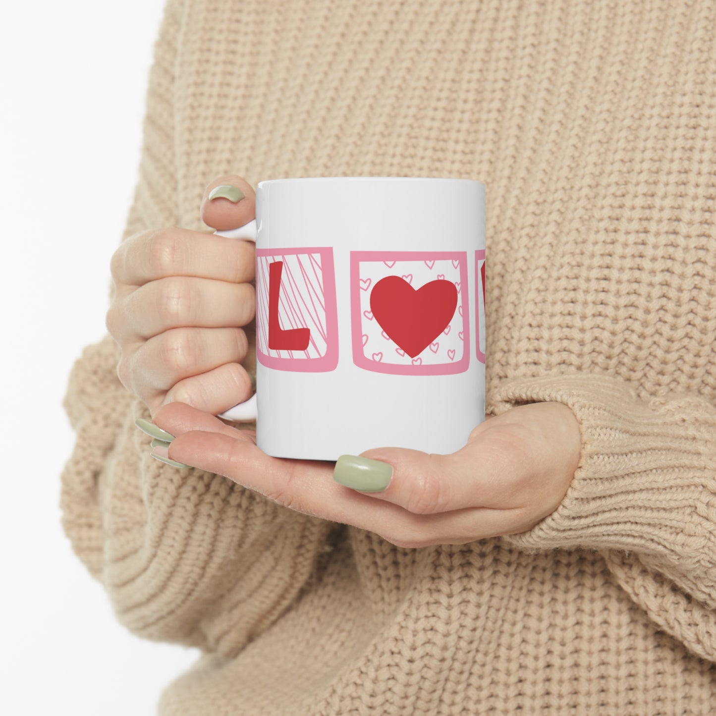 Ceramic Mug 11oz - "Love"