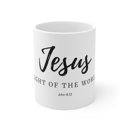 Ceramic Mug 11oz - Jesus Light of the World