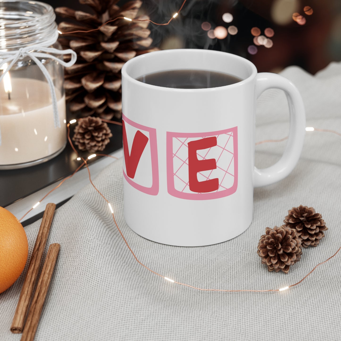 Ceramic Mug 11oz - "Love"