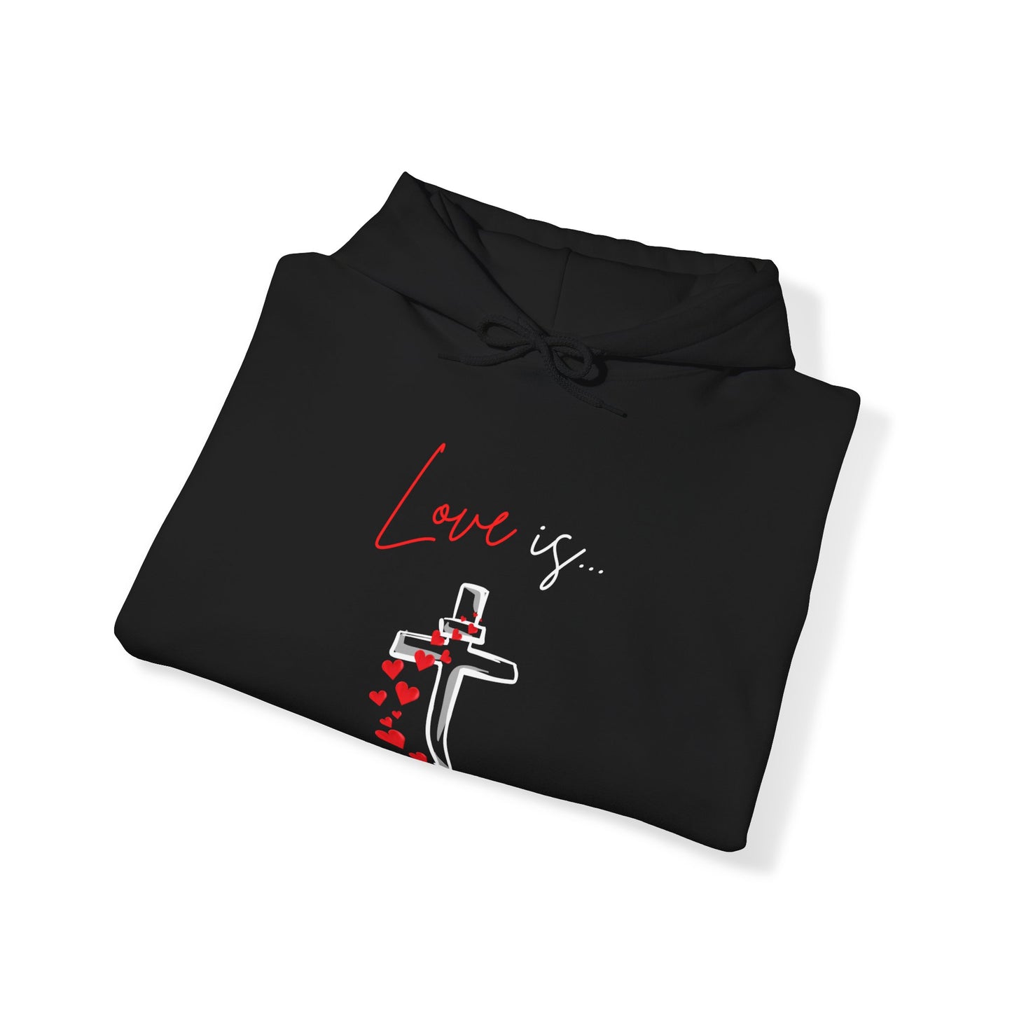 Unisex Heavy Blend™ Hooded Sweatshirt - "Love Is"