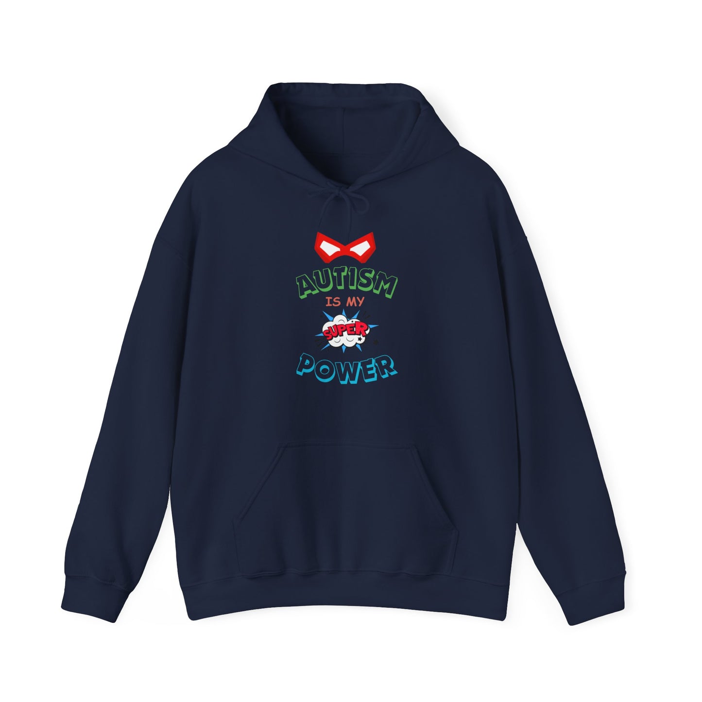 Unisex Heavy Blend™ Hooded Sweatshirt "Autism is my Super Power"