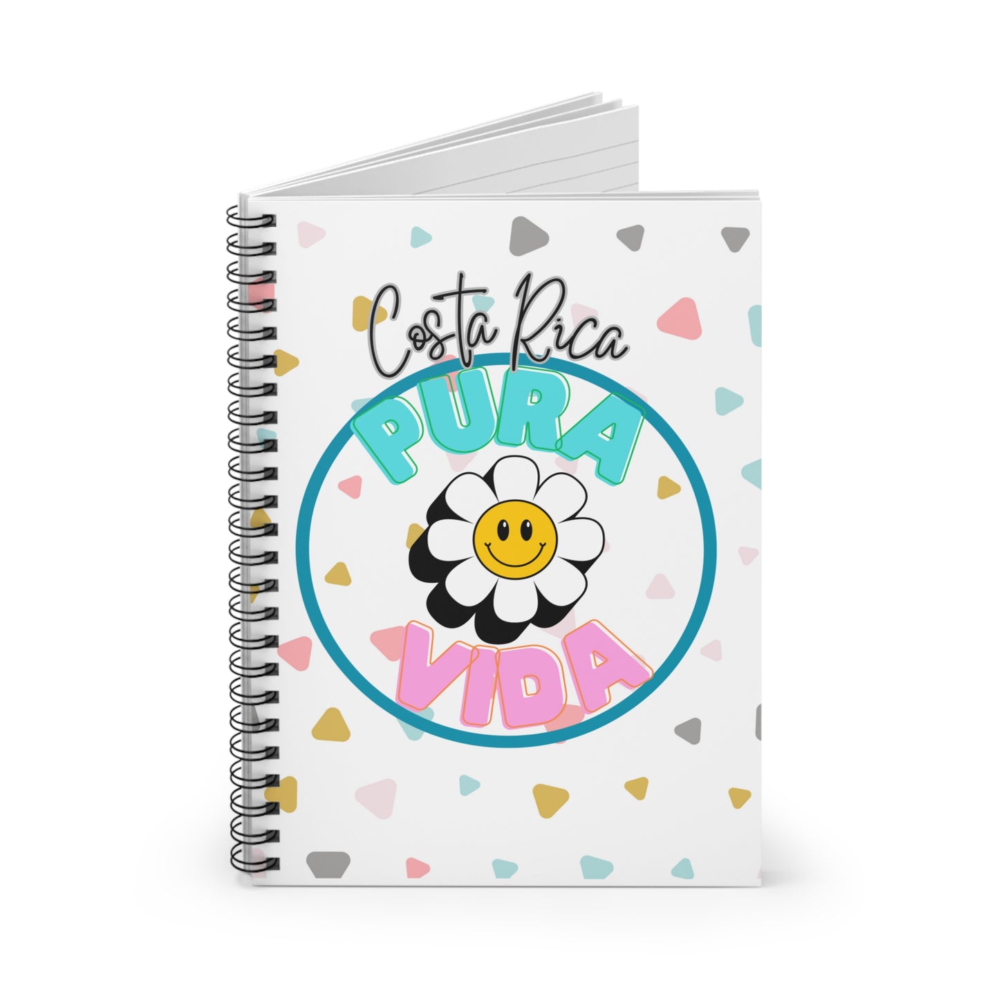 Spiral Notebook - Ruled Line "Costa Rica Pura Vida" Theme