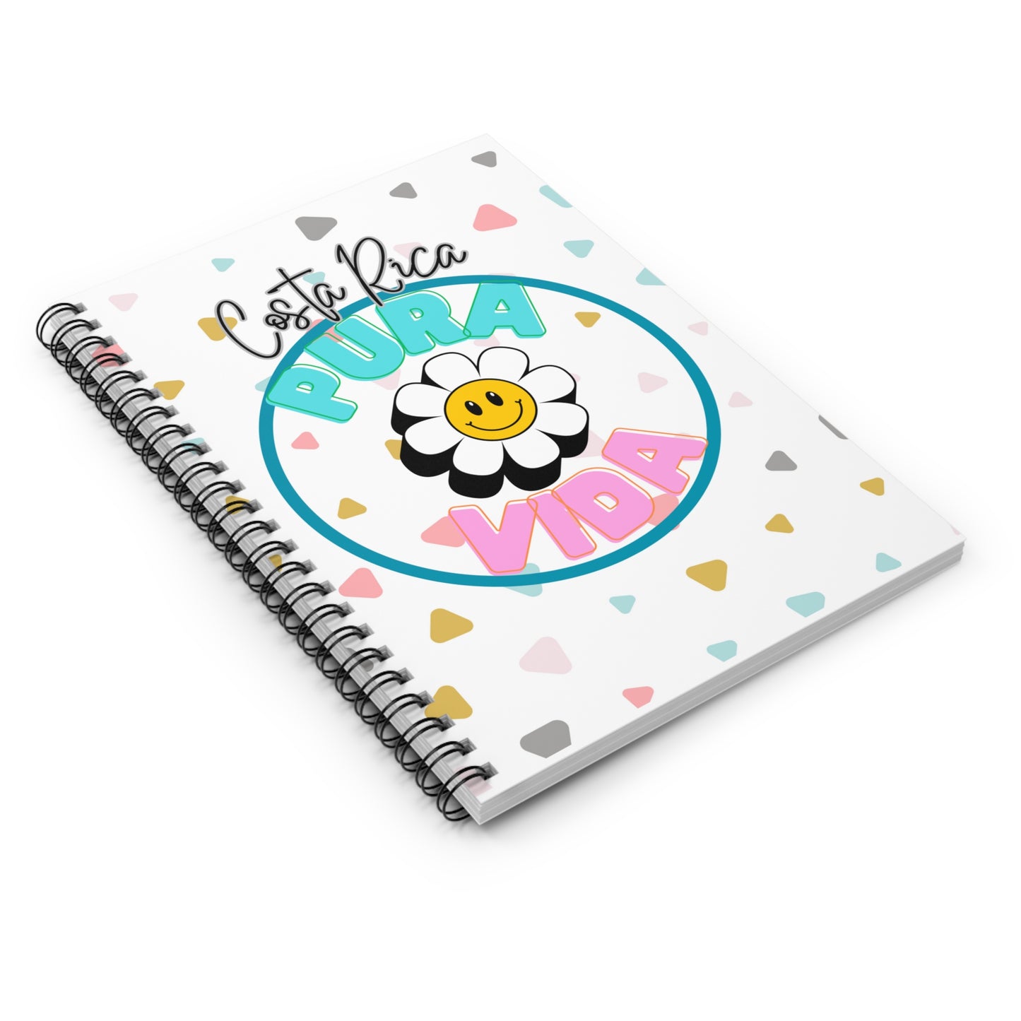 Spiral Notebook - Ruled Line "Costa Rica Pura Vida" Theme