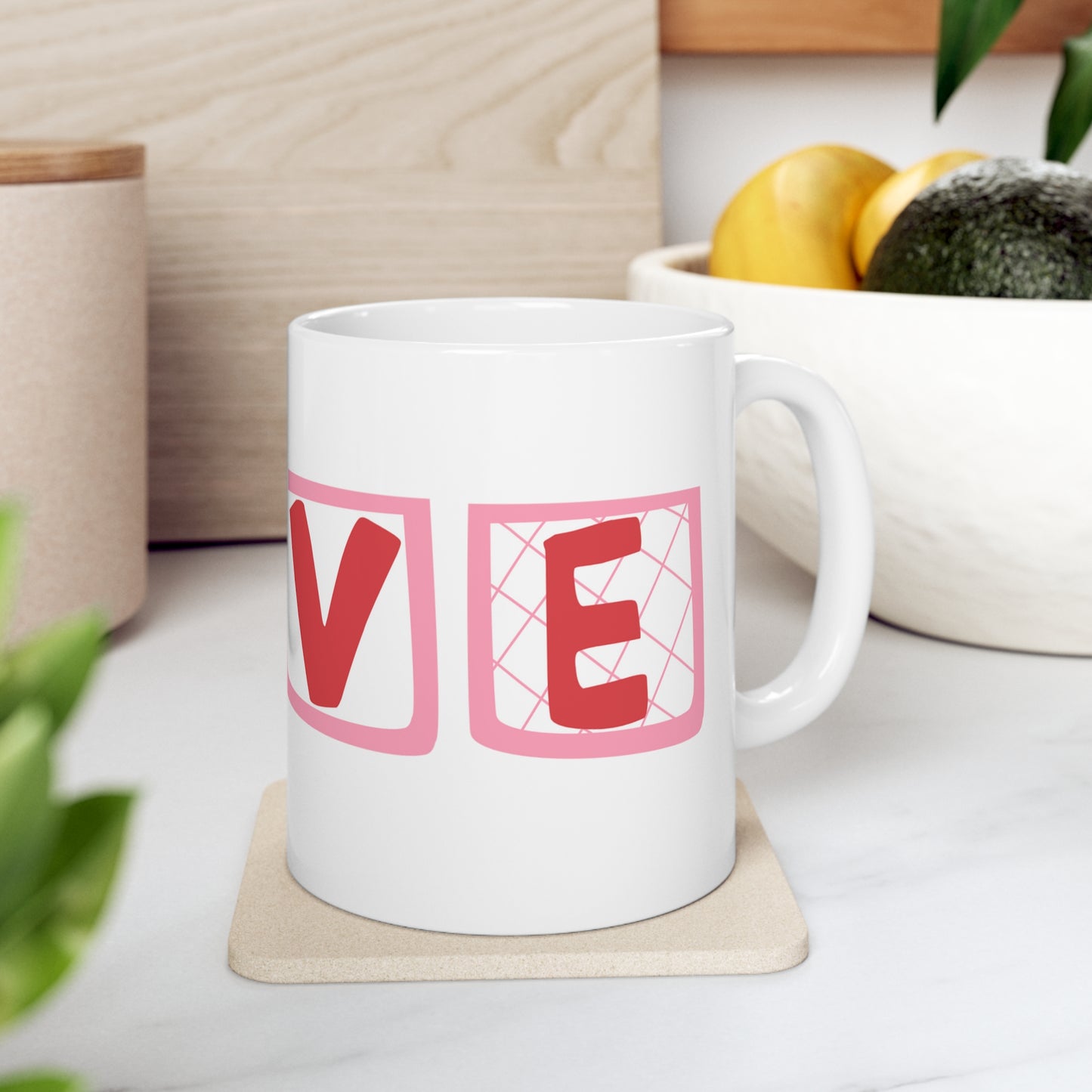 Ceramic Mug 11oz - "Love"